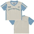 thumbnail image 3 of Disney Girls Lilo & Stitch Soccer Jersey T-Shirt - Girls Sizes 4-16 Ivory/Blue, 3 of 8