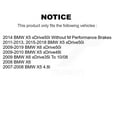thumbnail image 2 of Transit Auto Rear Coated Disc Brake Rotors and Semi-Metallic Pads Kit for Car BMW X5 X6 KGS-101491, 2 of 11