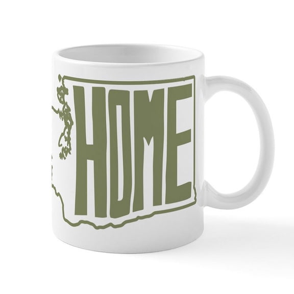 CafePress - Washington Home - 11 oz Ceramic Mug - Novelty Coffee Tea Cup
