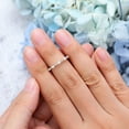 thumbnail image 5 of Silvago Jewel 2 Ct Marquise Cut Diamond Rings for Her - 14K White Gold Plated Rings - Wedding Proposal Rings for Girlfriend - Minimalist Eternity Bands for Women's - Forever Diamond Ring for Women's, 5 of 8