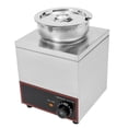 thumbnail image 6 of Commercial Food Warmer, Adjustable Temperature Food Warmer 150W Food Warmer, 201 Stainless Steel, Rubber With Spoon, 6 of 22