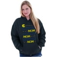 thumbnail image 3 of PACMAN Nom Nom Hungry Foodie Gamer Hoodie Sweatshirt Women Men Brisco Brands S, 3 of 6