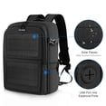 thumbnail image 4 of Mochila multifuncional PULUZ PU5018B para cámara con panel solar, resistente al agua, para fotografía, gran capacidad, con soporte para trípode y compartimento para portátil de 14 pulgadas., 4 of 7