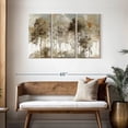 thumbnail image 3 of Elephant Stock Lush Black Forest Wall Art - Horizontal Multi Panel Canvas - Living Room Wall Decor - Floral And Botanical Multi Panel - White And Gray Decor By Allison Pearce - 45" x 28", 3 of 8