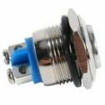 thumbnail image 2 of 30 Amp Metal Momentary Waterproof Switch 12V16Mm 5/8 Horn Starter Nitrous Button, 2 of 8