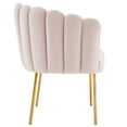 thumbnail image 4 of Modway Sanna Channel Tufted Performance Velvet Armchair in Pink, 4 of 8