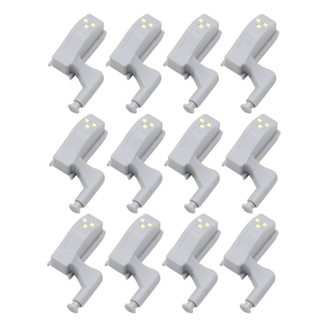 LED Light Panel Light LED Light Sensor Light Nightlight Closet Cabinet Kitchen Living Room Bedroom (12PCS Without Battery)