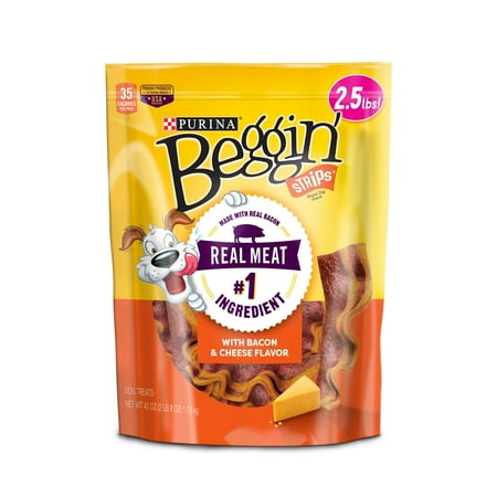 - Purina Beggin' Strips Bacon & Cheese Flavors Dog Treats - 40 oz. Pouch