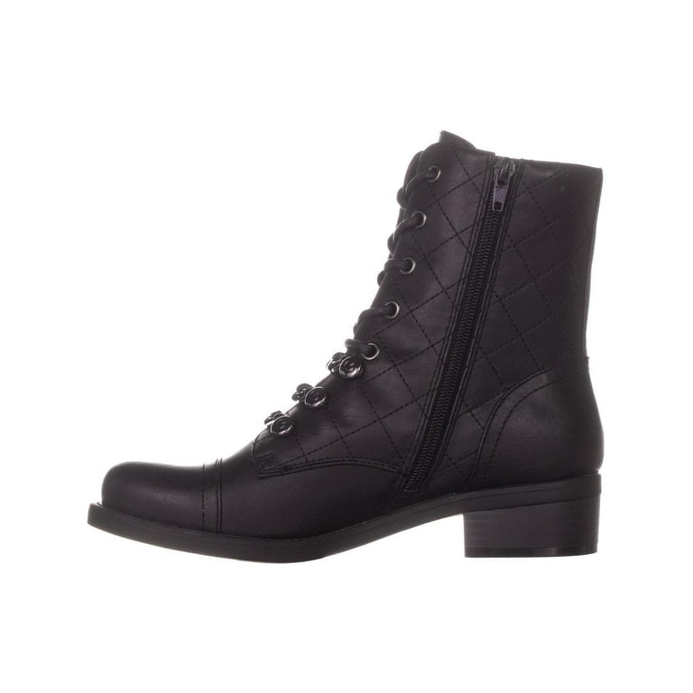 Womens G By Guess Meera Combat Boots Black Walmart