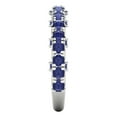 thumbnail image 4 of 3.13 ctw Wedding Band for Women - 18K White Gold Simulated Tanzanite Stackable Eternity Ring, 4 of 6