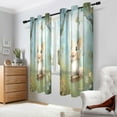 thumbnail image 2 of Yayeee Window Curtains Set of 2 for Living Room Light Filtering 63"x42", Mouse Swing, 2 of 7