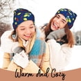 thumbnail image 4 of Lsque Lemons And Chili Pattern Knitted Beanie, Unisex Winter Hat, Knit Hat Winter Beanies Thick Fisherman Beanies Cuffed Plain Skull Caps, 4 of 6