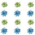 thumbnail image 1 of Hollow Faux Christmas Flower Decoration Flor artificial para la decoración del árbol de la corona de Navidad 12pcs Adepaton CPB-SSW262-3, 1 of 5