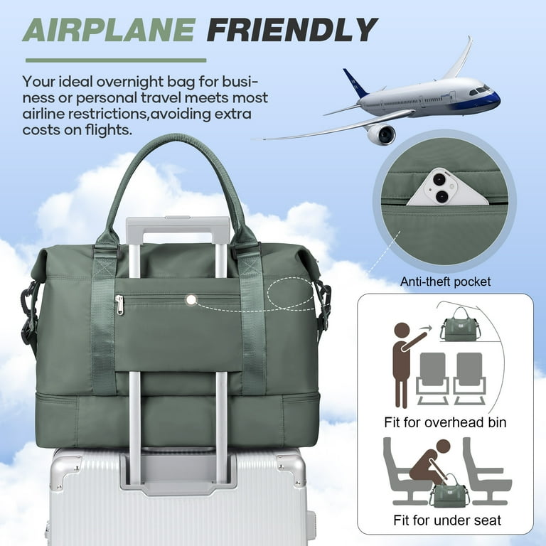 Vacuum Compression Weekender Bag for Women, Travel Vacuums Bag