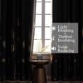 thumbnail image 7 of Dashan Purple Marble Blackout Curtains for Bedroom Living Room Decor Grommet Window Drapes 42x63 Inch,2 Panels, 7 of 7