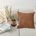thumbnail image 4 of Boreal Craft Standard Pillowcase Bulk Home Hotel Solid Color Vertical Stripes Pillow Cushion Cover Versatile Non Core Pillow Cover Suitable For Sofas Beds Chairs Home Decoration, 4 of 6