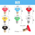 thumbnail image 5 of Pressure Washer Tips, Set of 7 Pressure Washer Nozzle Tips with Nozzle Holder, 1/4 Inch Quick Connect, 4000 PSI, 5 of 8