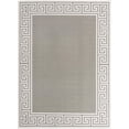 thumbnail image 3 of Unique Loom Outdoor Coastal Collection Area Rug - Caye (9' x 12' Rectangle Gray/Ivory), 3 of 7