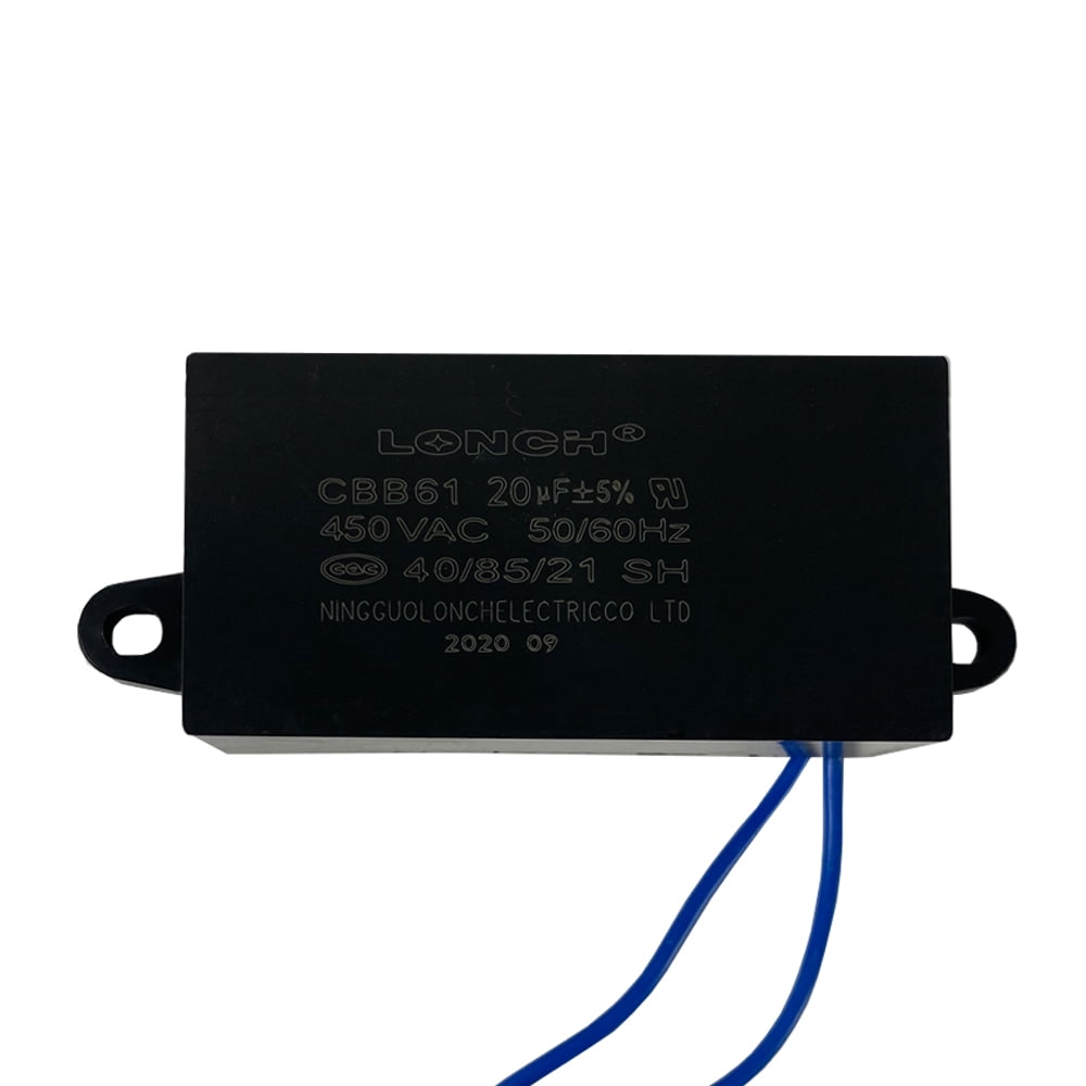 CBB61 20uF 250V-450VAC 50/60Hz 40/85/21 SH Generator Capacitor AVR UL Listed