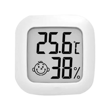 

1PC Household Thermometer Hygrometer Baby Room Accurate Thermometer (White)