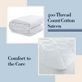 Foster Cotton Sateen Mattress Pad 400 Thread Count Queen Size