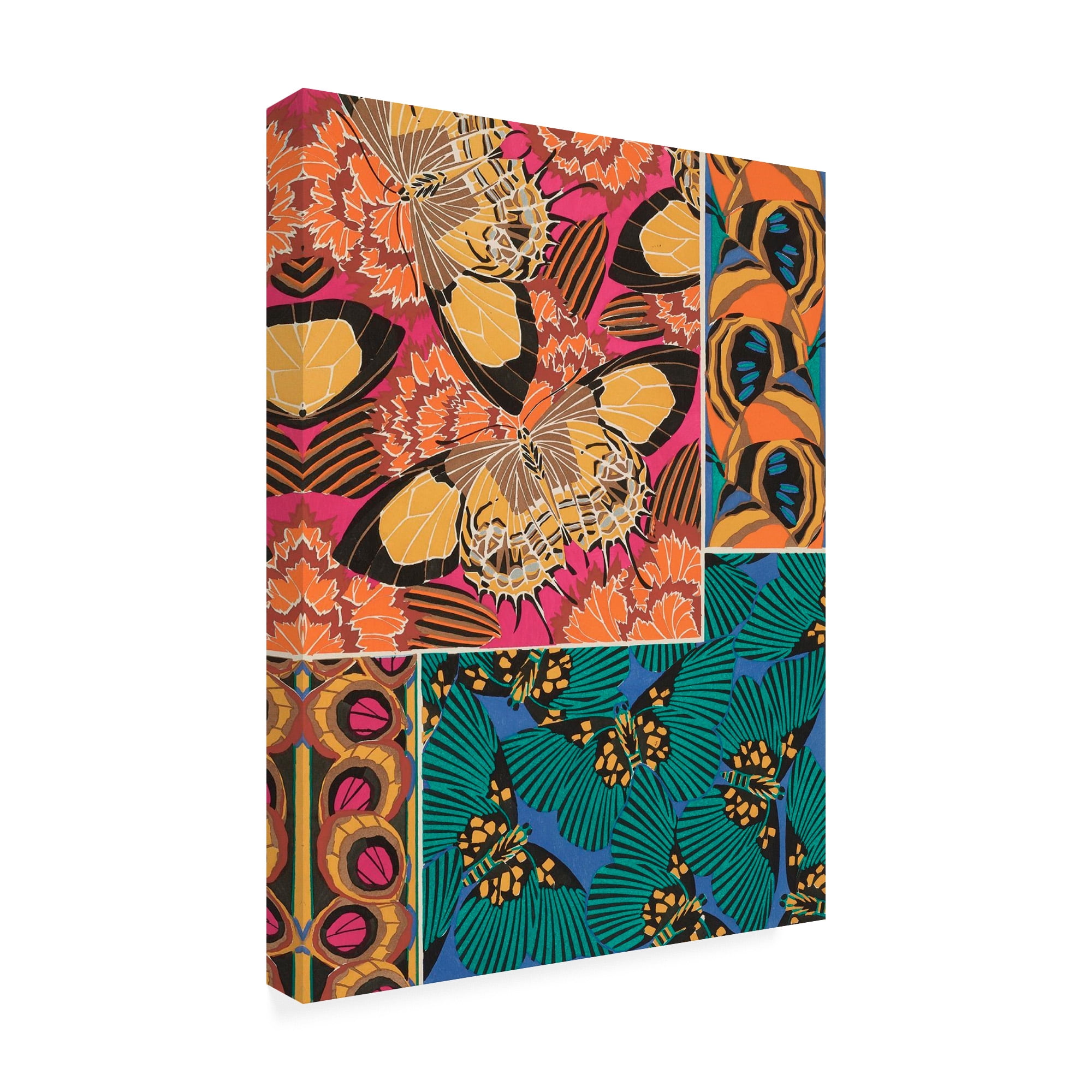Trademark Fine Art 'Decorative Butterflies III' Canvas Art by Eugene Seguy