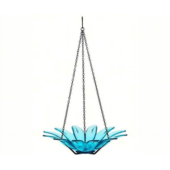 Couronne Co. COURM34920009 12 inch Daisy Birdbath Aqua