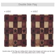 thumbnail image 4 of Yayeee Garden Flag 12"x18" Double Sided Outdoor Yard Lawn Holiday Decorations, Star Spangled Squares, 4 of 6