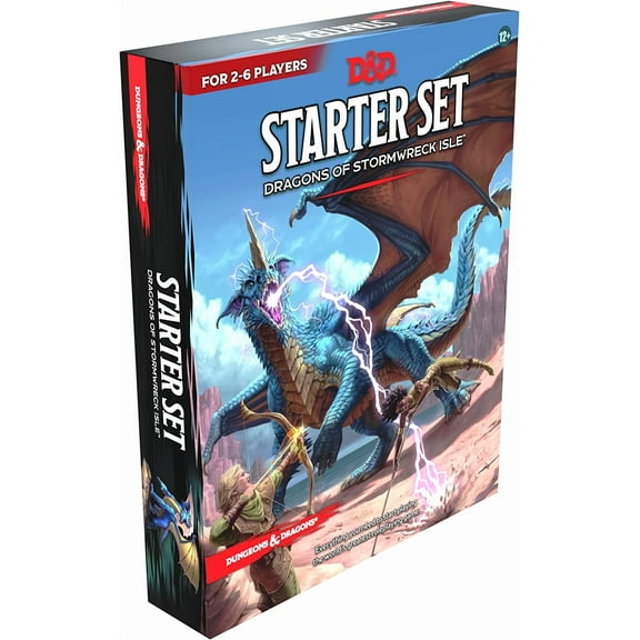 Dungeons & Dragons Dragons of Stormwreck Isle Starter Set Boxed Game – Roleplaying Adventure Kit for Fans Ages 10 