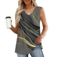 thumbnail image 2 of Womens Summer Tops Trendy Boho Womens Tank Tops Fitted Long Length Plus Size Tunic Tops For Women Short Sleeve T Shirts For Women Loose Fit Graphic Trendy, 2 of 6