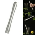 thumbnail image 4 of CHENGSI for Stainless Steel Cocktail Muddler Bar Tool - Professional Drink Masher Crusher Ice Hammer for Bartenders - Ergonomic Handle Mojito Muddle Stick for Home Bar Restaurant Pub, 4 of 5