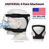 2 Pack Universal CPAP Replacement Mask Straps Compatible with Most Sleep Apnea Masks