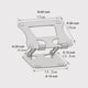 thumbnail image 3 of Bearachild Soporte plegable para tableta, soporte de altura ajustable, soporte enfriador para teléfono móvil manos libres para el hogar, la Electrónica Menos de 12 pulgadas, 3 of 6