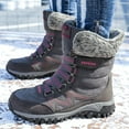 thumbnail image 4 of RIBONGZ Women Snow Boots Warm Winter Shoes, 4 of 6