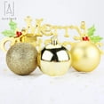 thumbnail image 4 of Gustave 48PCS Christmas Balls Ornaments Shatterproof Christmas Tree Decorations Hanging Balls for Xmas Holiday Wedding Party Decor, Gold, 4 of 10