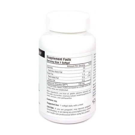 Source Naturals - Ubiquinol CoQH Active Form Of CoQ10 For Heart Brain & Immunity 100 mg. - 60 Softgels
