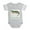 Heather Gray, variant on CafePress - Plays With Alligato... - Cute Infant Baby Football Bodysuit