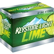 Keystone Light Lime Beer, 12 pack, 12 fl oz