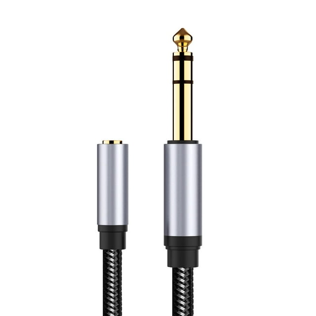 Seitruly 6,5mm a 3,5mm Jack auriculares Cable de extensión convertidor de cables Digital PC micrófono transmisión Audio adaptador Cables de audio/vídeo