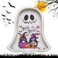 thumbnail image 5 of 1 Pcs Ghost Serving Trays,Halloween Ghost Serving Platters - Charcuterie Board,Bamboo Cheese Platter Tray,Cheese Cutting Board,Wood Tray Plates for Home Party Dinnerware Supplies(White), 5 of 9