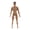 Brown, variant on YIFAEUX 1/6 Scale Male Muscular Action Figure Body with Removable Head Highly Articulated Multi-Jointed Figure Ornament