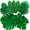 30PCS, variant on Palm Leaves Artificial Tropical Monstera-30PCS 6 Kinds Large Small Green Fake Palm Leaf with Stems for Safari Jungle Hawaiian Luau Party Table Decoration Wedding Birthday Theme Party