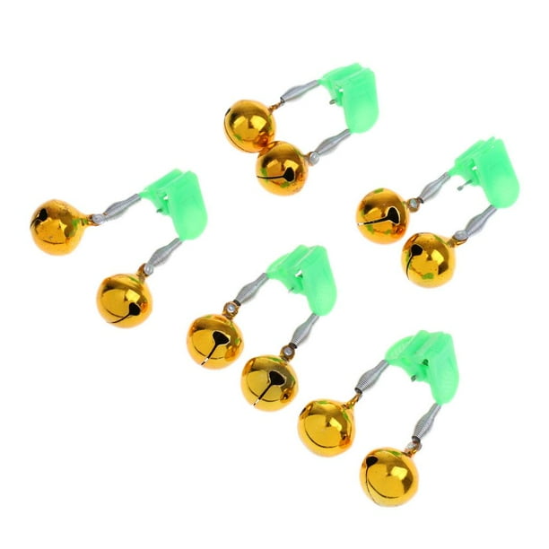 5Pcs Macarena Rod De Mordedura De Alerter Del Clip De Campanas de alarma de caña de pescar