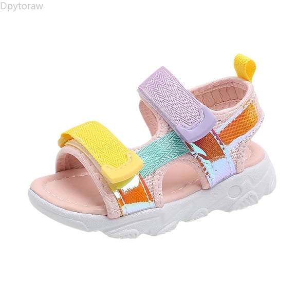 Dpytoraw Kids Sneakers Girls Lace Shoes Fashion Shoes Non Slip Breathable Nude Boots Girls Sandals For Beach Size 7
