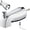 Chrome, variant on Universal Slip-on Tub Spout With Diverter Chrome 5" Bathtub Faucet for 1/2" Copper Pipe