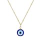 thumbnail image 1 of Colgantes De Ojo Azul De Moda, Gargantillas, Collar De Abalorios De Aleación Para Mujeres Y Hombres, Collares De Cadena Speravity AP007568-02, 1 of 6