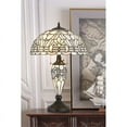 thumbnail image 2 of Cal Lighting 2-Light Resin/Glass Table Lamp with Pull Chain Switch in Black, 2 of 3