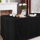 thumbnail image 2 of Mantel Obstal negro impermeable de poliéster rectangular de 6 pies, 2 of 9