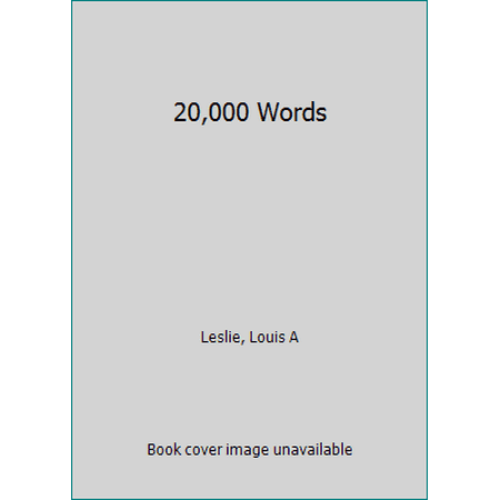 20,000 Words [Hardcover - Used]