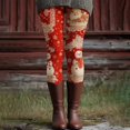 thumbnail image 6 of Christmas Leggings for Women Elastic High Waist Festive Print Soft Stretch Tight Pants Workout Yoga Pants, 6 of 6